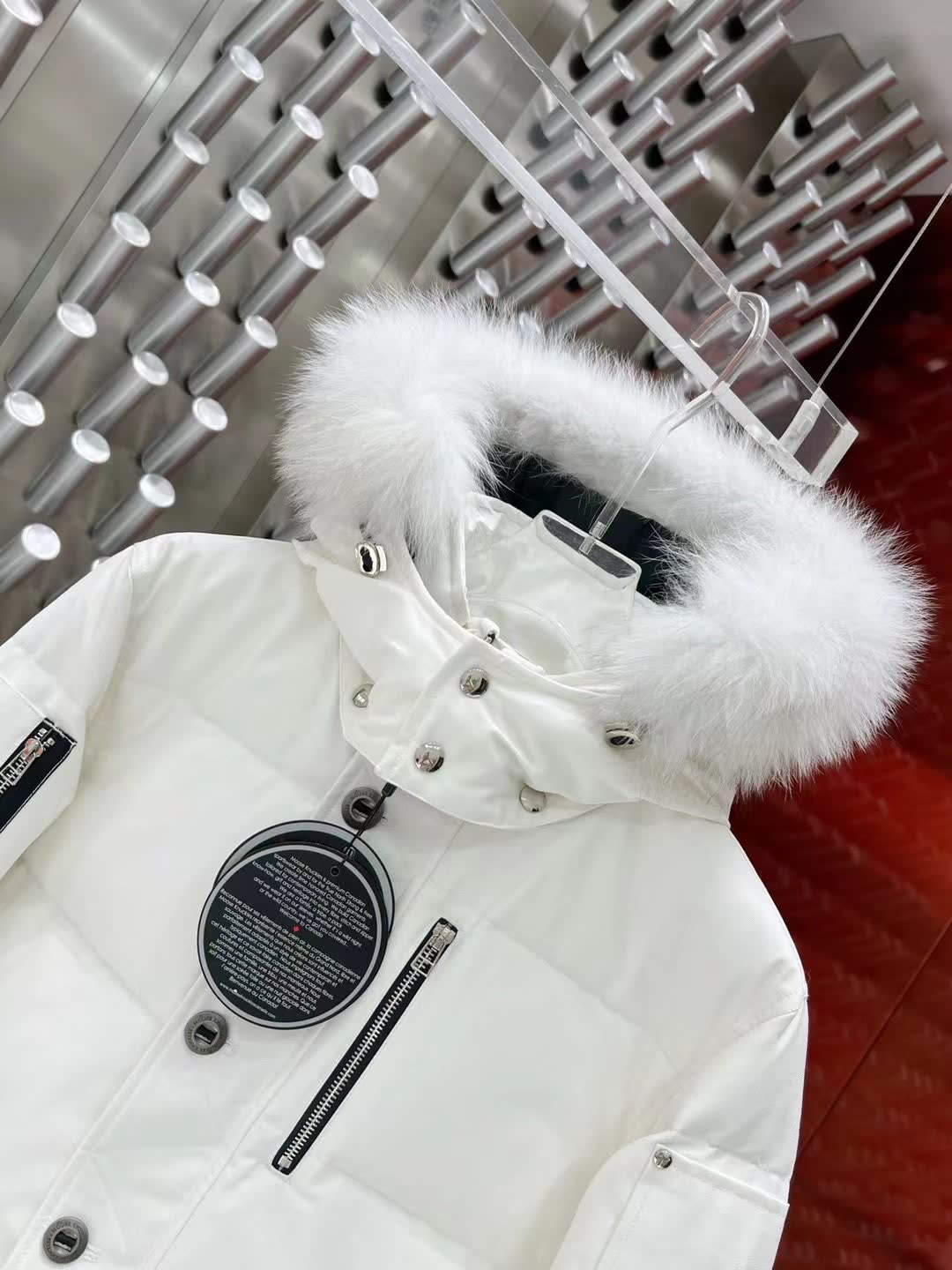 Moose Knuckles Hooded Down Jacket